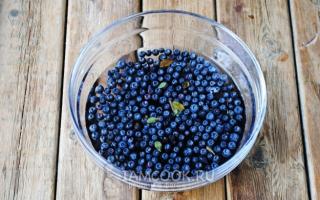 How to make blueberry jam - simple delicious recipes for the winter 5 minutes from blueberries